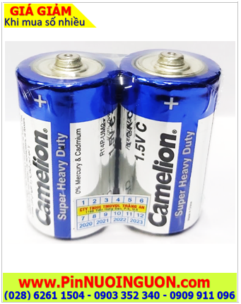 Pin Bếp Ga R14P/2S size C 1.5v chính hãng Camelion, thay pin cho tất cả các loại Bếp ga _Giá/ Vỉ 2viên